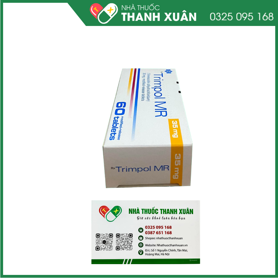 Trimpol MR trị đau thắt ngực